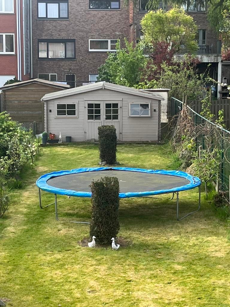 Trampoline. 4 mètres, Enlèvement, Comme neuf