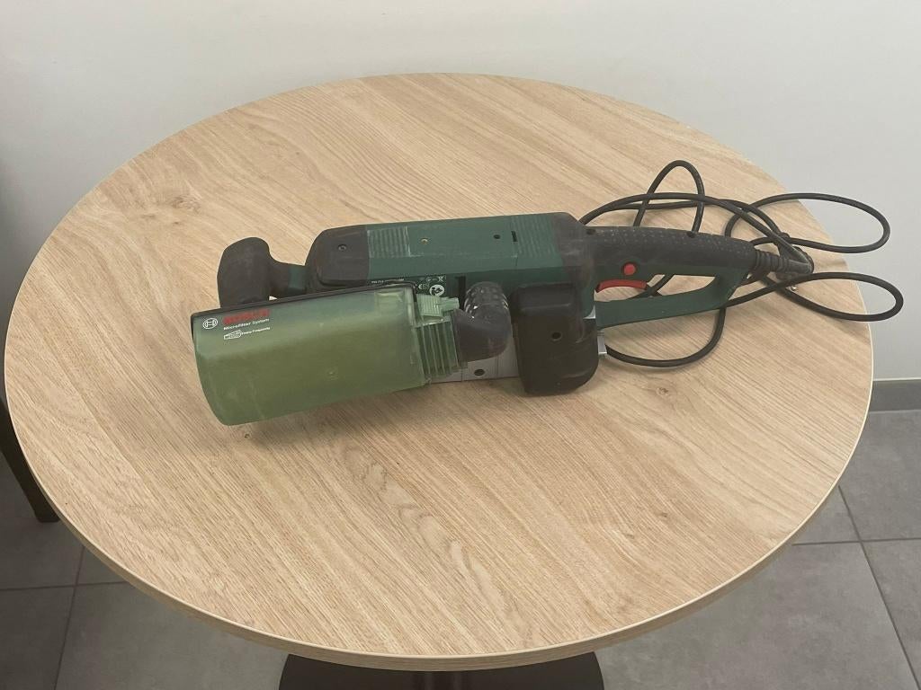 Ponceuse à bande / Bandschuurmachine Bosch PBS 75 A, Enlèvement ou Envoi, Utilisé, 600 à 1200 watts, Ponceuse à bande