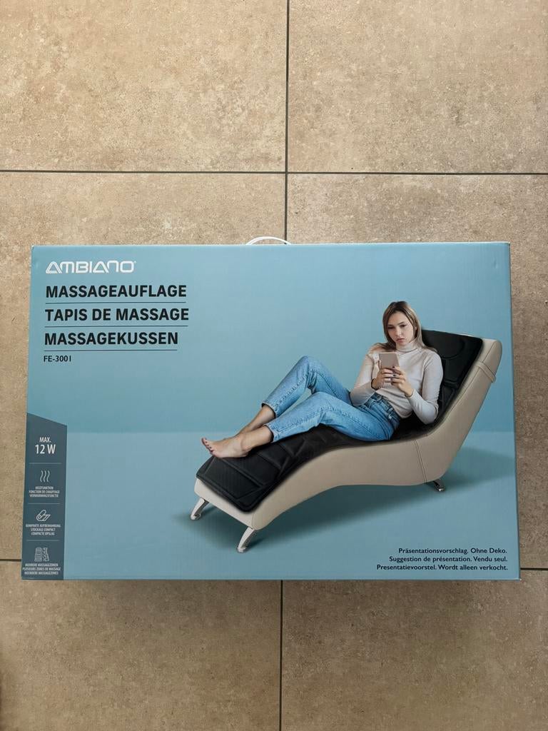 NOUVEAU ! Coussin de massage - Ambiano, Enlèvement ou Envoi, Neuf, Chaise de massage ou Coussin