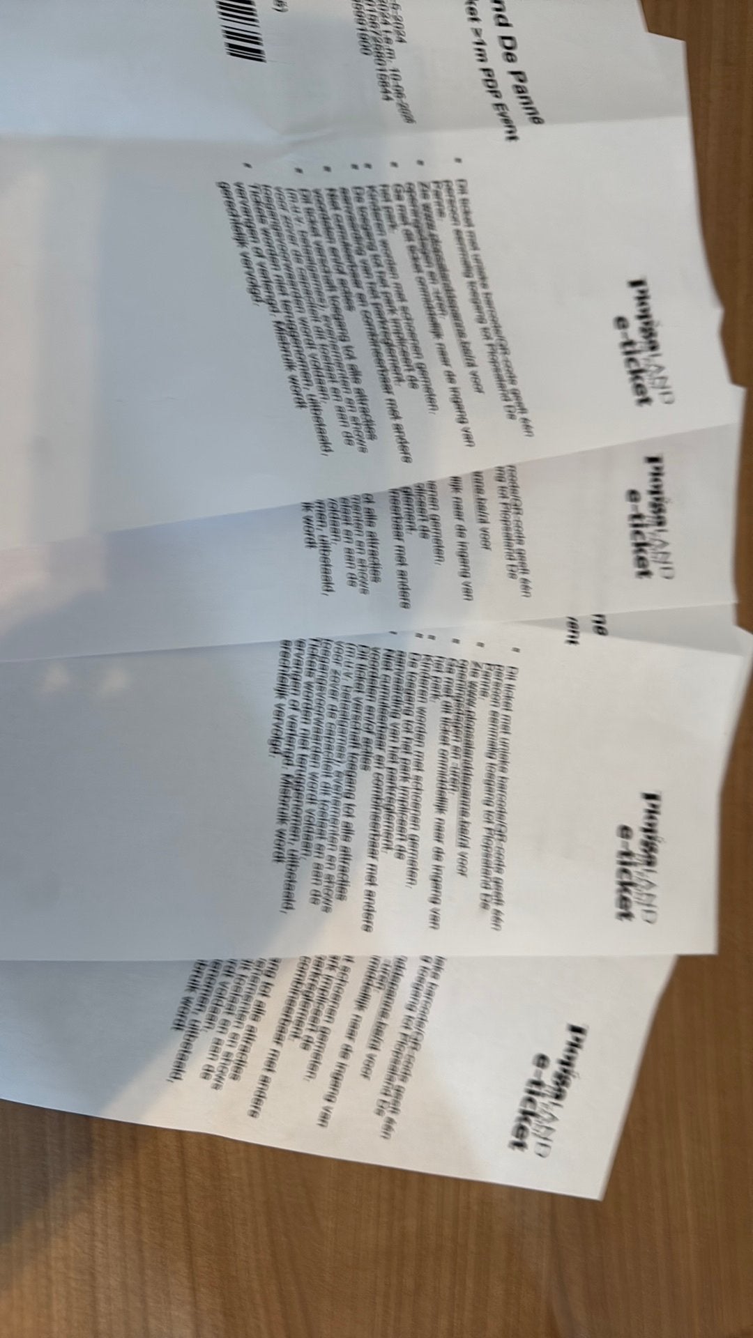 E-tickets Plopsaland de Panne, Tickets en Kaartjes, Drie personen of meer, Ticket of Toegangskaart