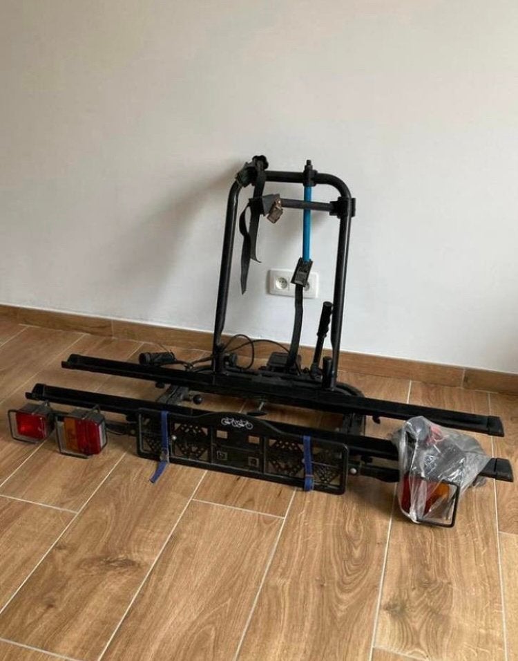 Fietsrek / fietsendrager, Auto diversen, Fietsendragers, Zo goed als nieuw, Achterklepdrager, 2 fietsen, Ophalen
