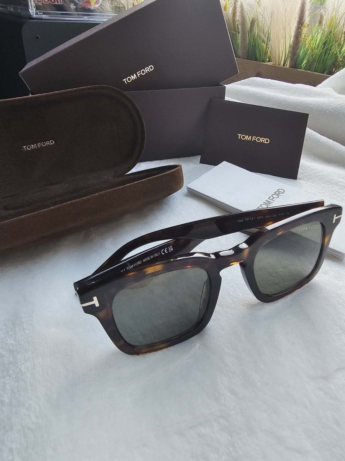 Tom Ford Dax Dark Havana Zonnebril, Ophalen of Verzenden, Bril