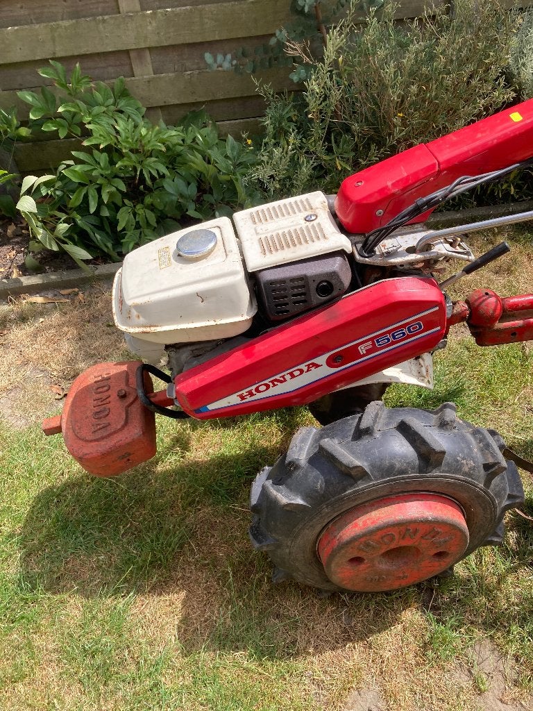 Honda motoculteur f 560 met kar en frees., Tuin en Terras, Ophalen, Gebruikt, Honda