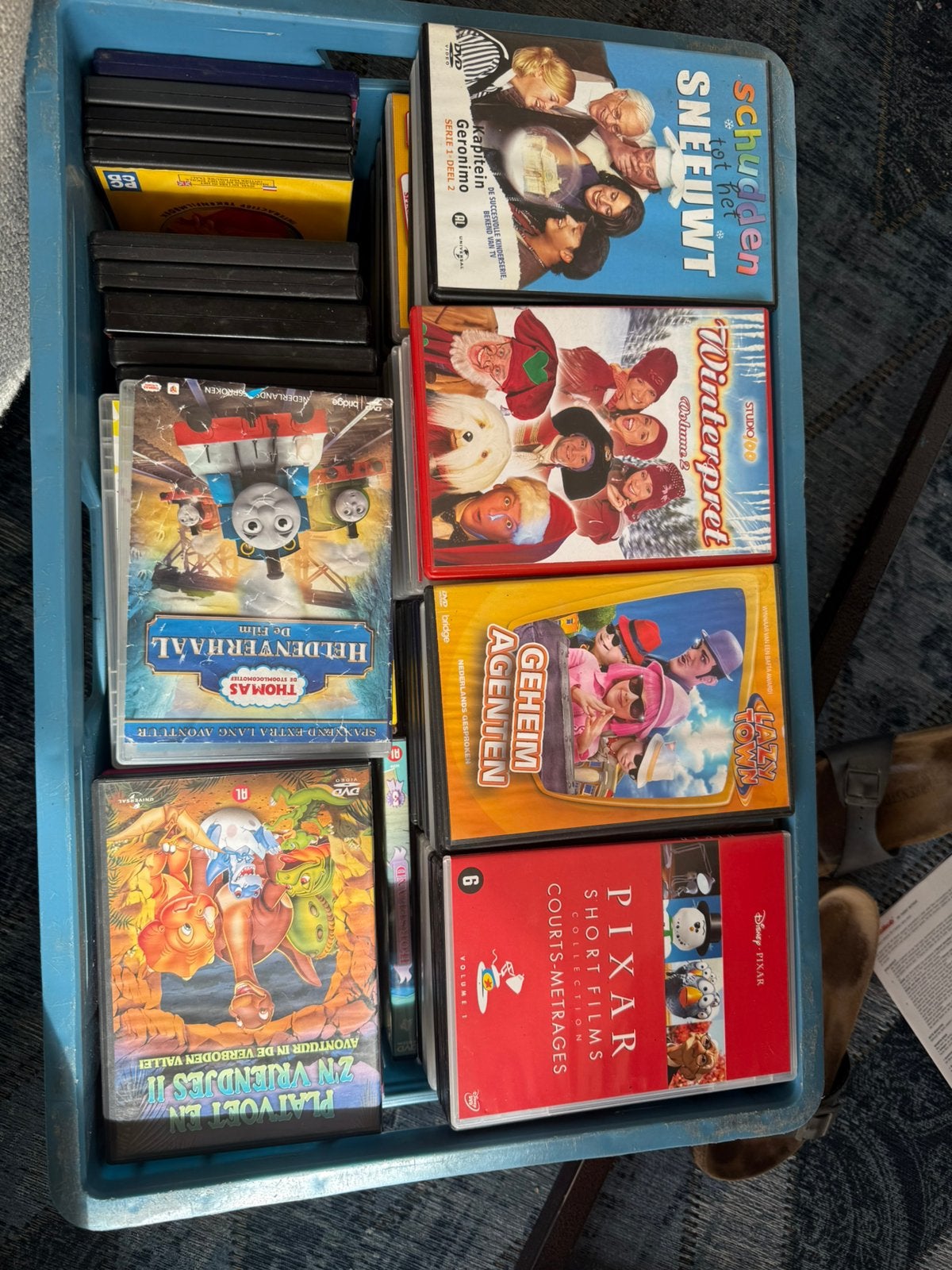 PARTIJ KINDER DVD’s 93 stuks, Ophalen of Verzenden, Zo goed als nieuw