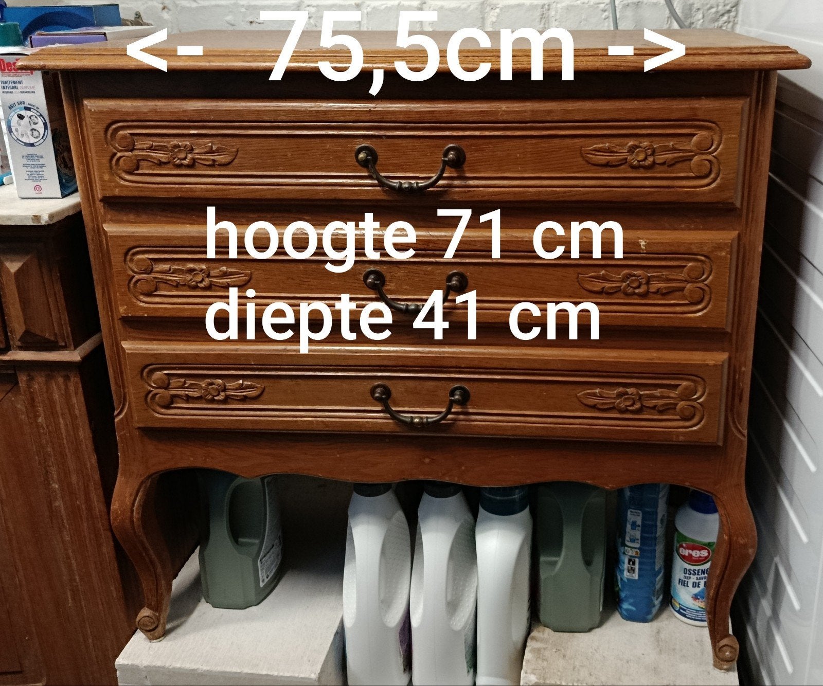 Meuble style Louis 15, Enlèvement