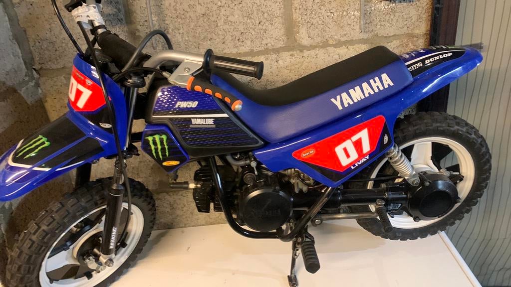 Yamaha pw50, Ophalen, Zo goed als nieuw
