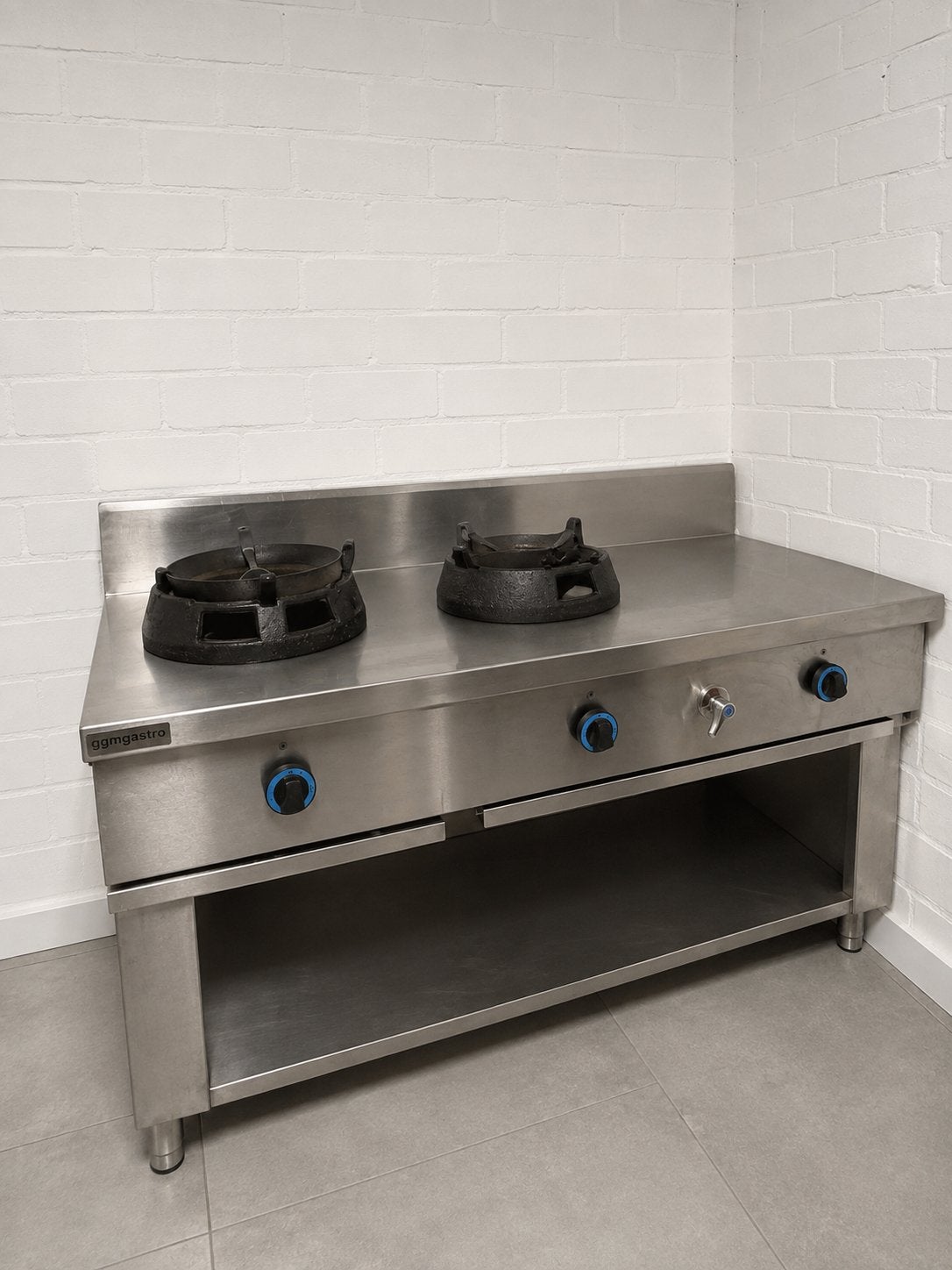 GGM Gastro professionele gasfornuis RVS, Zakelijke goederen, Horeca | Keukenapparatuur, Ophalen, Gebruikt, Koelen en Vriezen