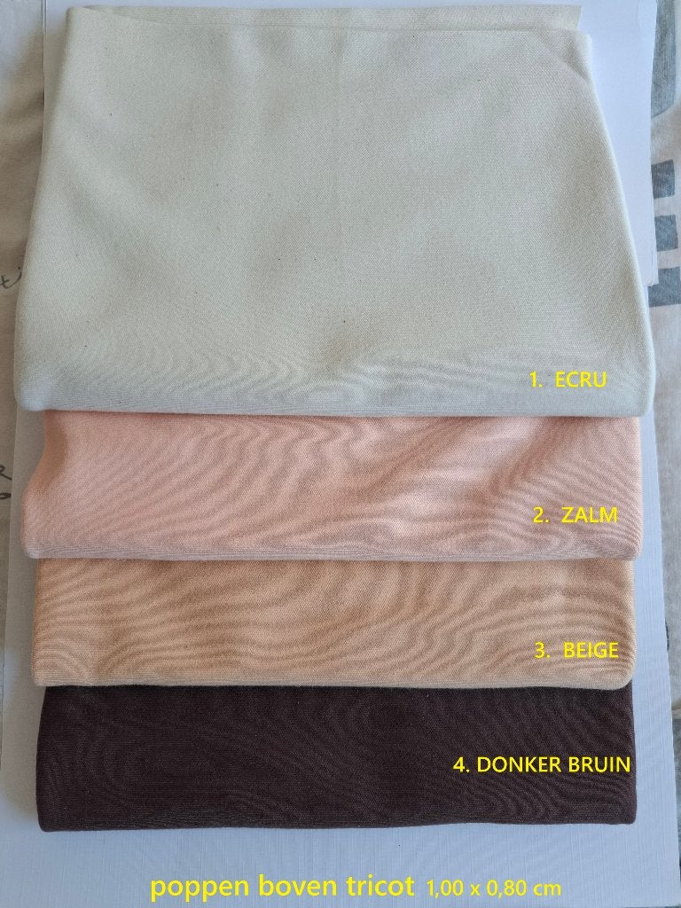 Poppen boven tricot, Overige kleuren, Nieuw, Ophalen of Verzenden, 30 tot 120 cm