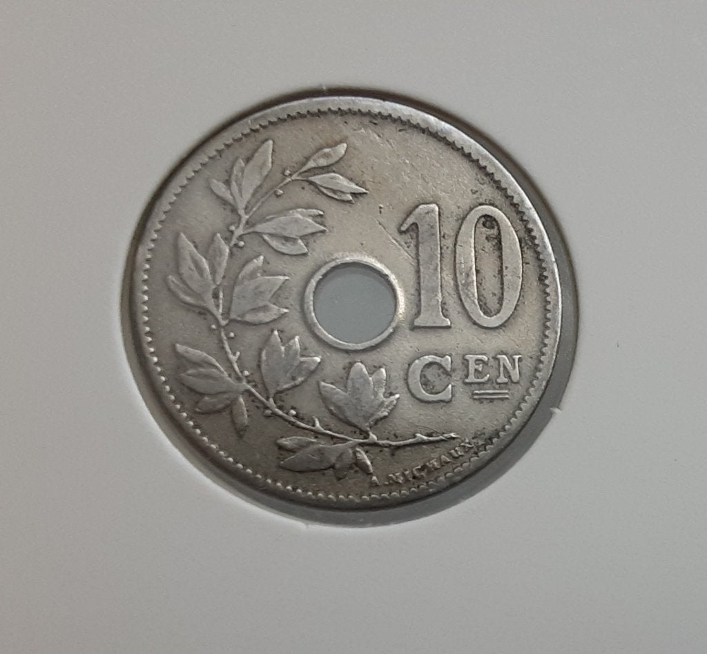 Belgique - 10 cents — 1905 Fl. (Réf 113)., Enlèvement ou Envoi, Métal, Monnaie en vrac