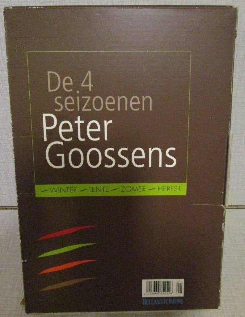 Kookboekenbox De 4 Seizoenen - Peter Goossens, Boeken, Peter Goossens, Gezond koken, Zo goed als nieuw, Europa