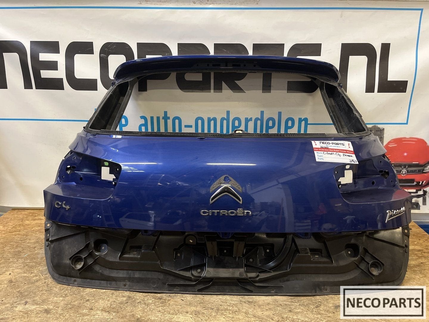 CITROEN C4 PICASSO ACHTERKLEP ACHTERDEUR ORIGINEEL, Gebruikt, -, Ophalen of Verzenden, -