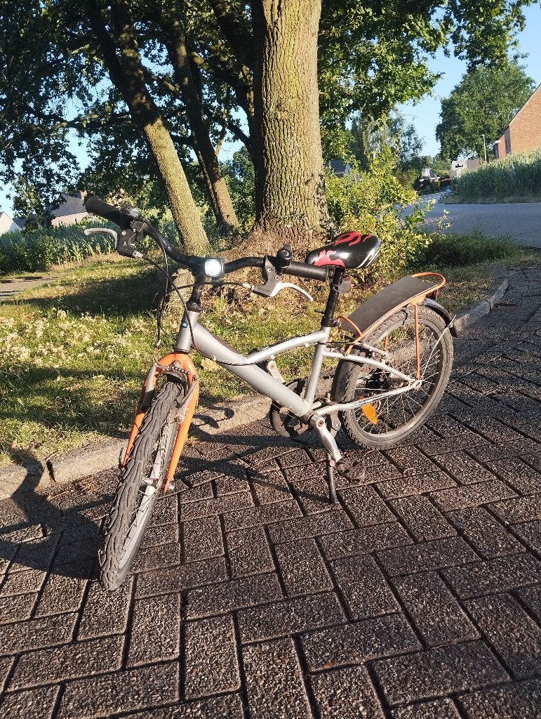 kinderfiets, Fietsen en Brommers, Ophalen, Gebruikt, 14 inch of minder, Handrem