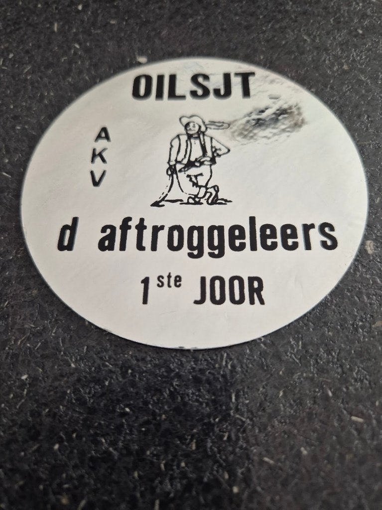 Carnaval Aalst sticker D'aftroggeleers, Verzamelen, Ophalen of Verzenden