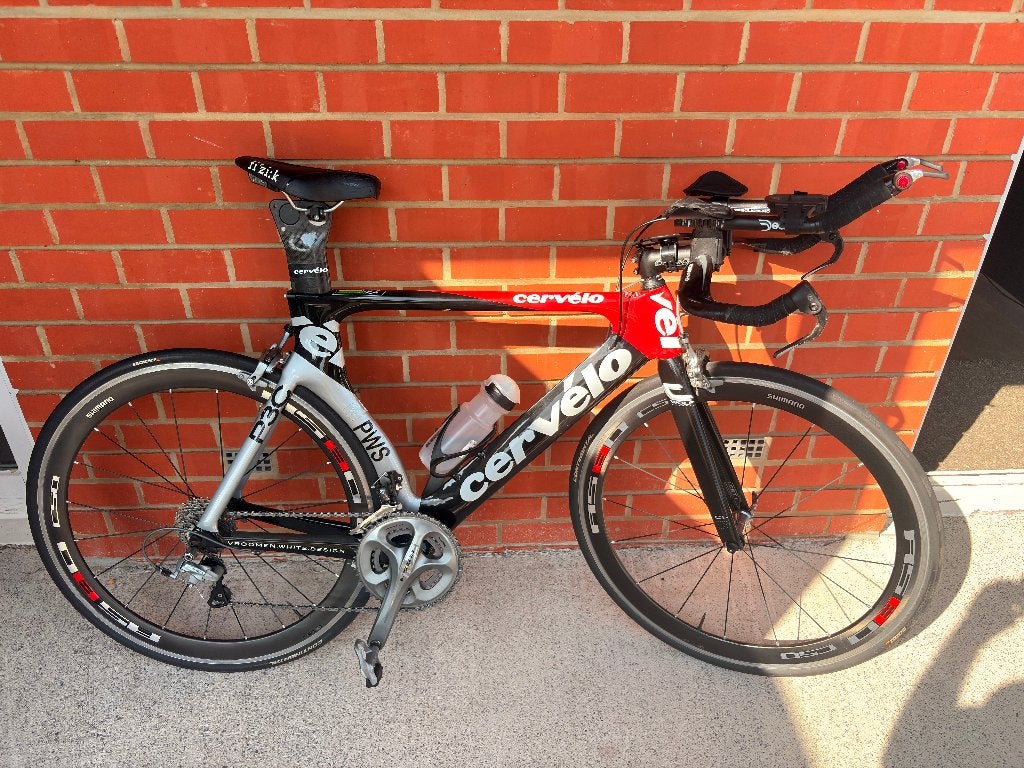 Cervélo P3 carbon triathlon / tijdritfiets - maat 54, 28 inch, Gebruikt, Carbon, Velgrem