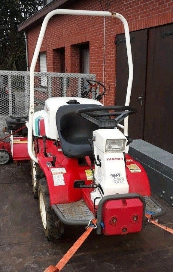 YANMAR UP2 4x4 trekker met frees van 1m ., Bricolage & Construction, Outillage | Fraiseuses, Enlèvement