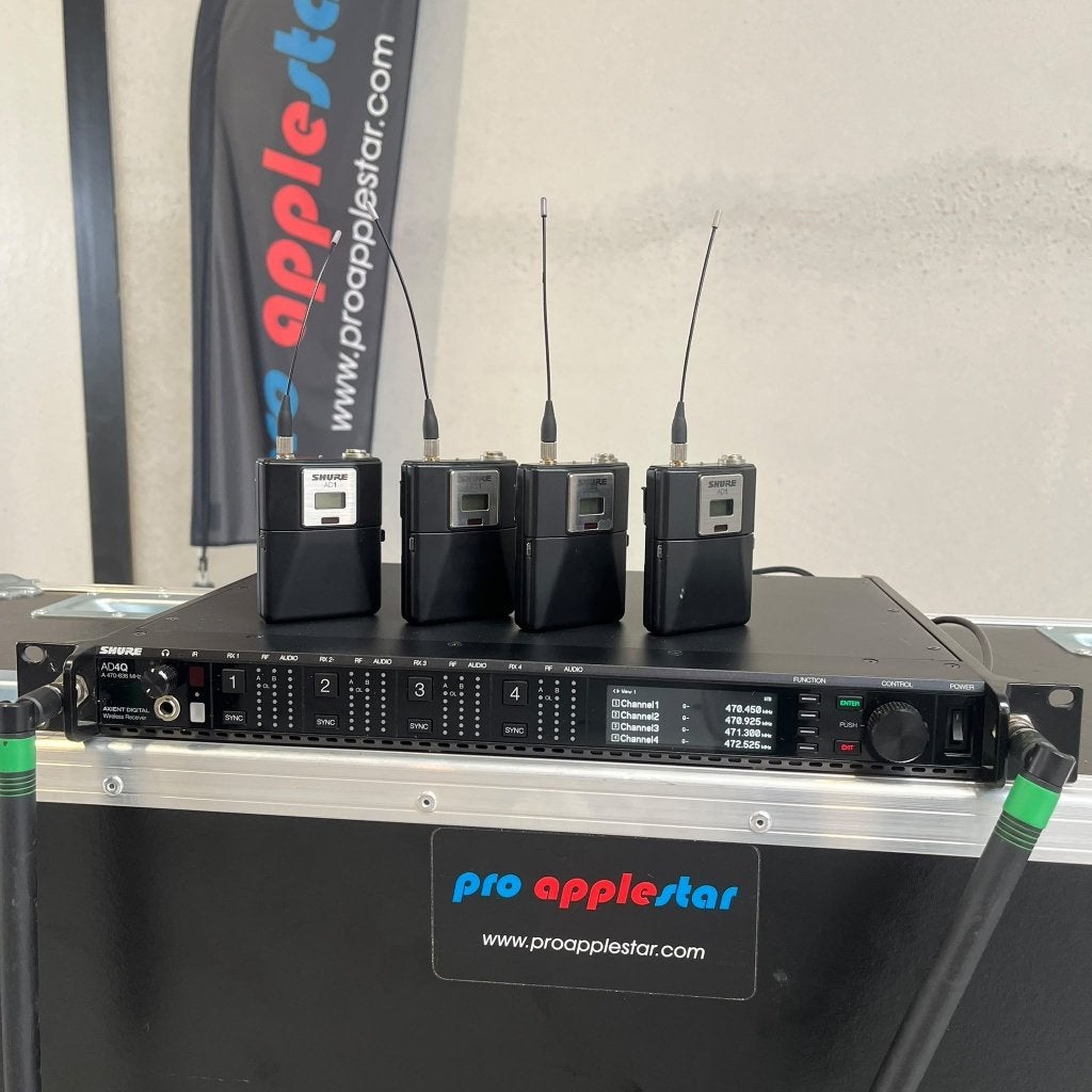 Shure Axient AD4Q, Ophalen of Verzenden, Gebruikt, Instrumentmicrofoon, Draadloos