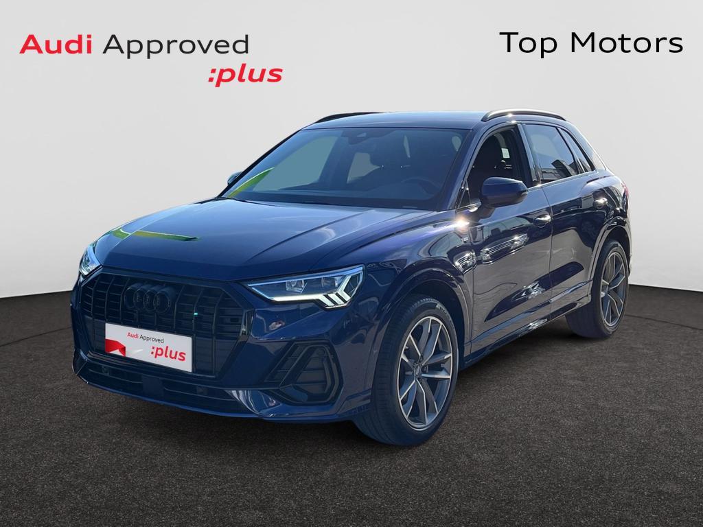 Audi Q3 AUTOMAAT*150PK*S-LINE*CARPLAY*CAMERA*SENSOREN*TOPWAY, Auto's, Audi, 161 g/km, Navigatiesysteem, SUV of Terreinwagen, Zilver of Grijs