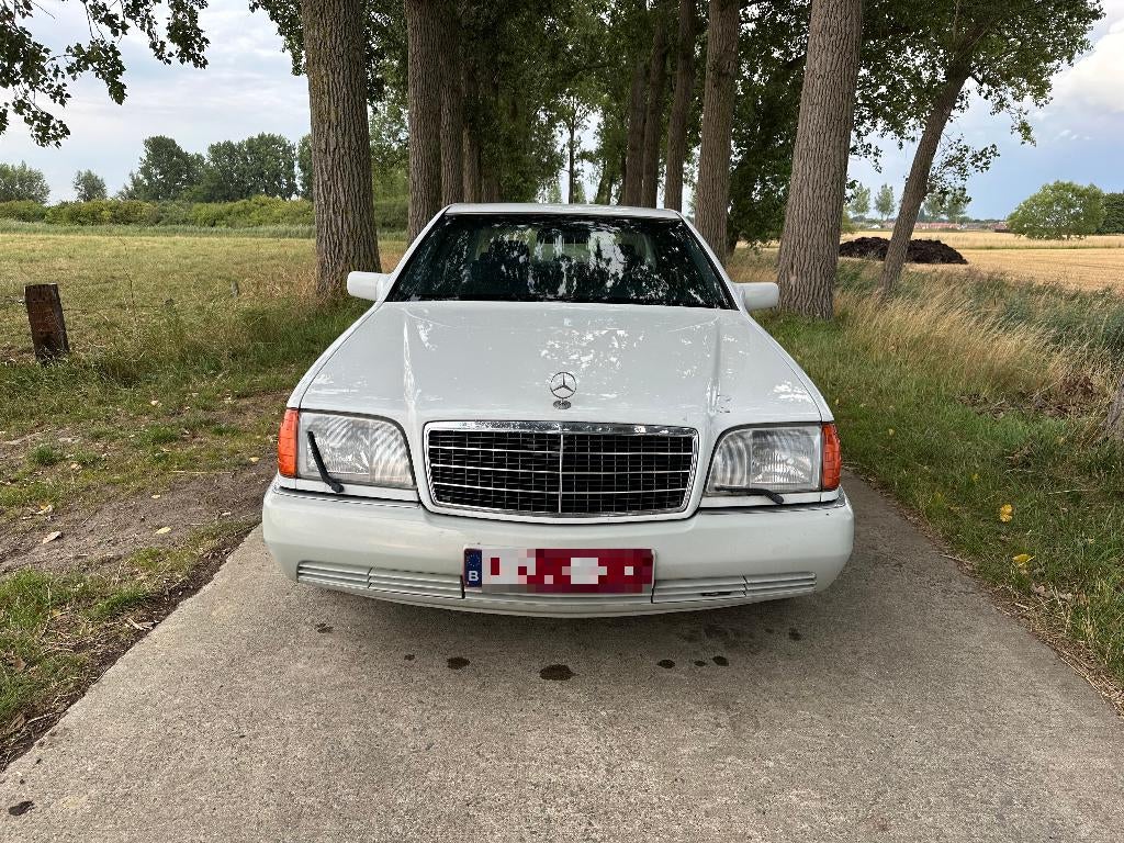 Mercedes-Benz Witte S-Klasse w140 (1992) 300se 3.2 Oldtimer, foto 9