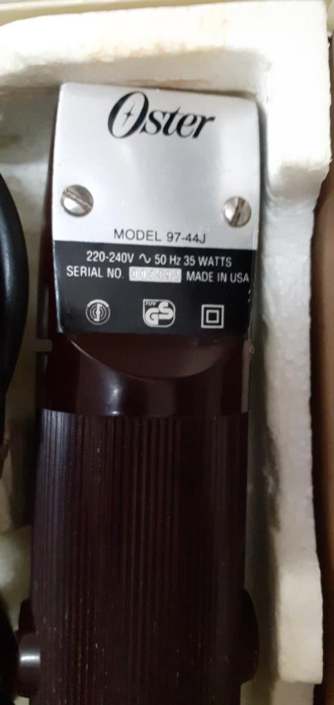 Tondeuse oster détachable modèle 97-44j, Enlèvement, Utilisé