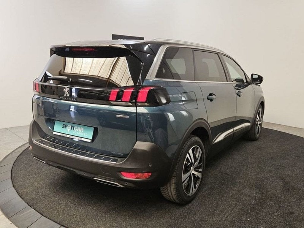 Peugeot 5008 PureTech S/S GT Line, Auto's, Peugeot, Euro 6, Blauw, Parkeersensor, 130 pk