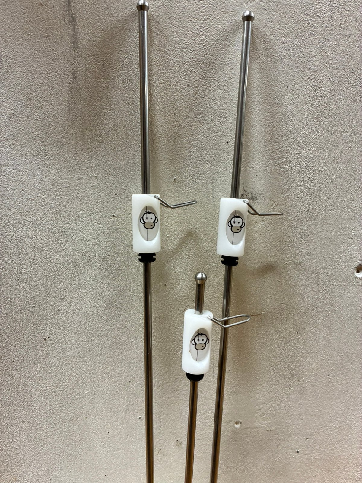 3 witte monkey climber staaf bobbins, Watersport en Boten, Ophalen of Verzenden, Nieuw, Complete set