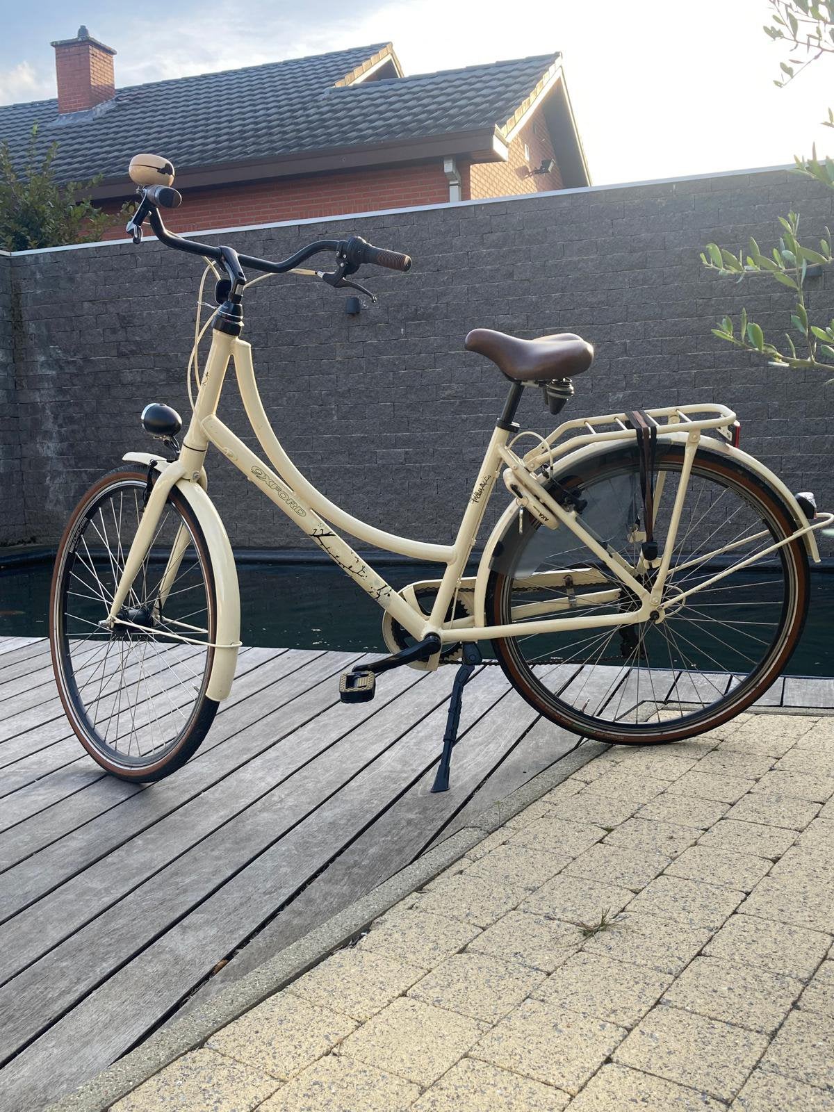 Beige oxford damesfiets, Vélos & Vélomoteurs, Autres marques, Vitesses, Comme neuf, Enlèvement