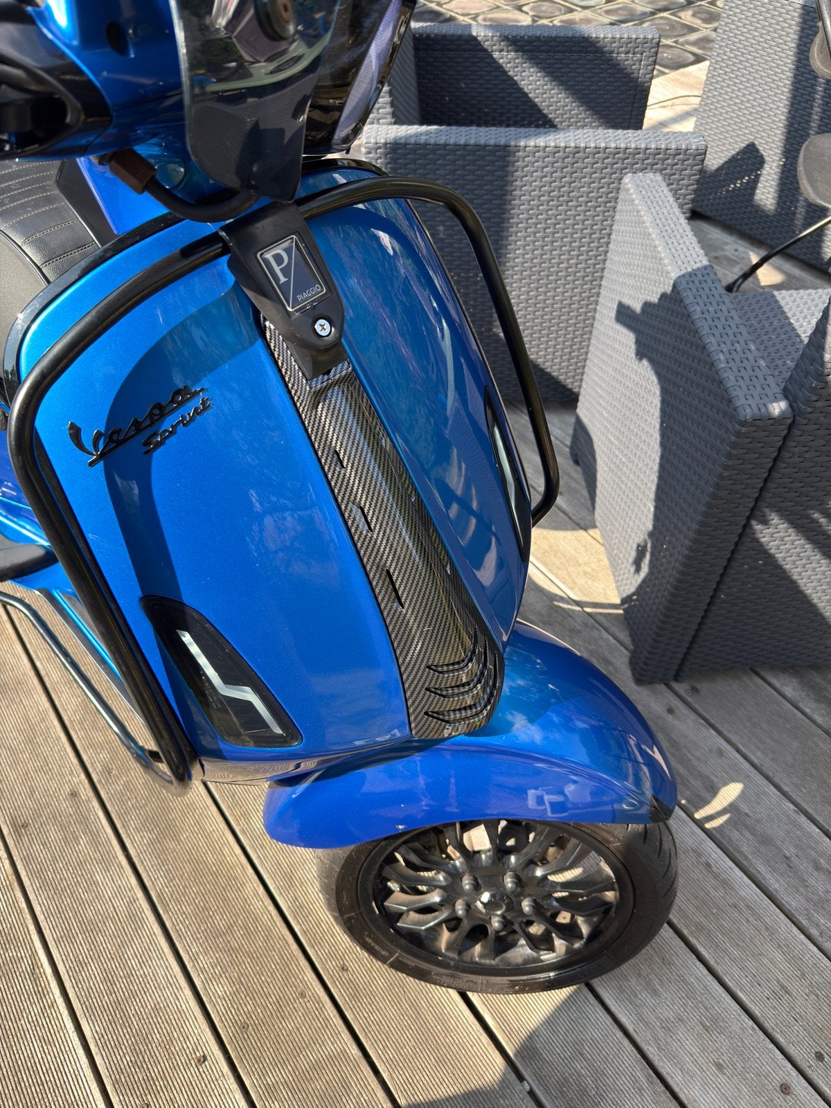 Vespa sprint 80cc akrapovic (full malossi), Vélos & Vélomoteurs, Cyclomoteurs | Vespa, Comme neuf, Autres modèles, Classe B (45 km/h)