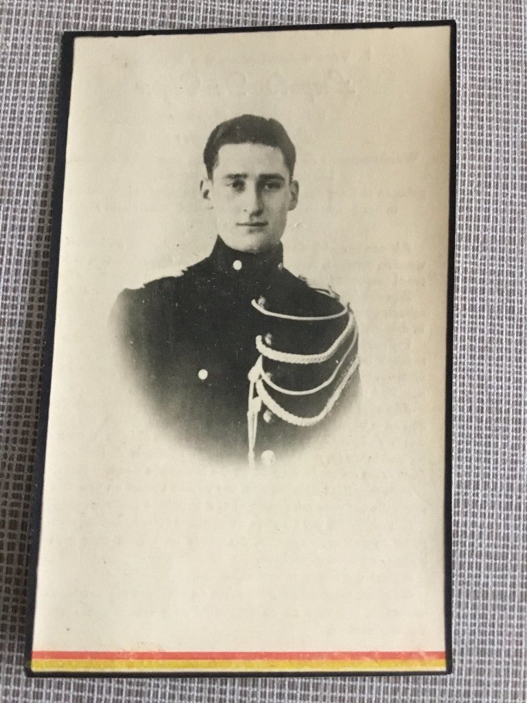 Victime de guerre Gendarmerie De Geyter Gand +1945 Allem., Collections, Envoi, Image pieuse