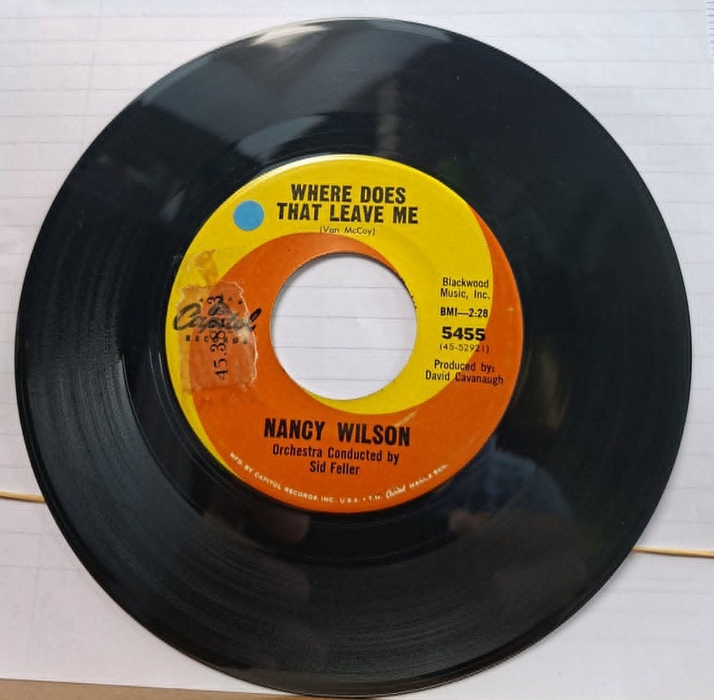 Popcorn Groove/Nancy Wilson - Waar blijft dat bij mij, Cd's en Dvd's, Vinyl | R&B en Soul, Gebruikt, 7 inch, Soul, Overige typen