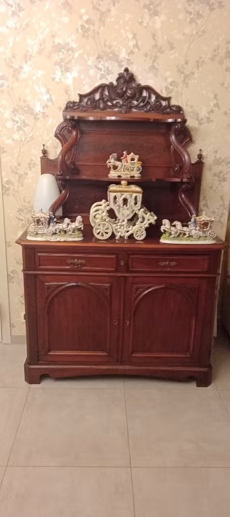 belle armoire ancienne, Antiek, Comme neuf, 100 à 150 cm, Chêne