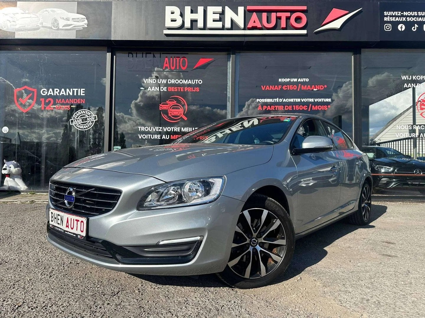 Volvo S60 276,38€ SANS INTERET ZONDER KOSTEN / 1.5 T2 Blac, Autos, Argent ou Gris, Achat, S60, Noir