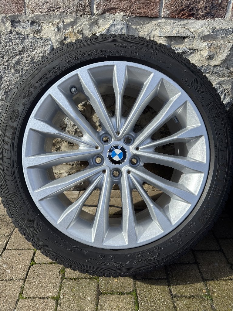 Winterwielen BMW 18" Styling 632 origineel + TPMS G30 G31, Ophalen, 18 inch, Banden en Velgen, Winterbanden