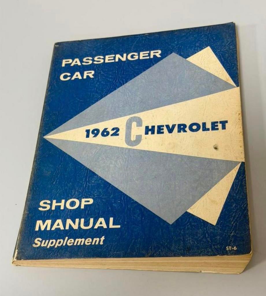 Manuel d'atelier des voitures Chevrolet 1962 Manuel Chevy, Enlèvement ou Envoi