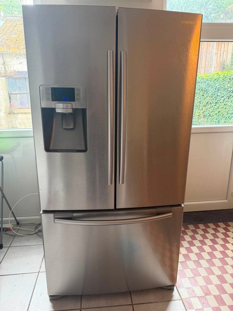 Amerikaanse koelkast met Samsung-vriezer, Ophalen, 60 cm of meer, 160 cm of meer, Zo goed als nieuw