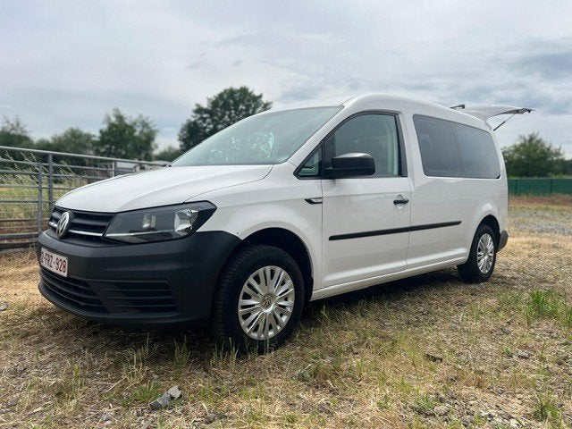 Vw caddy maxi 2.0 dubbel cabine *07/2019&160000Km*BTW WAGEN*, Autos, Volkswagen, Cuir, 75 kW, Achat, Entreprise