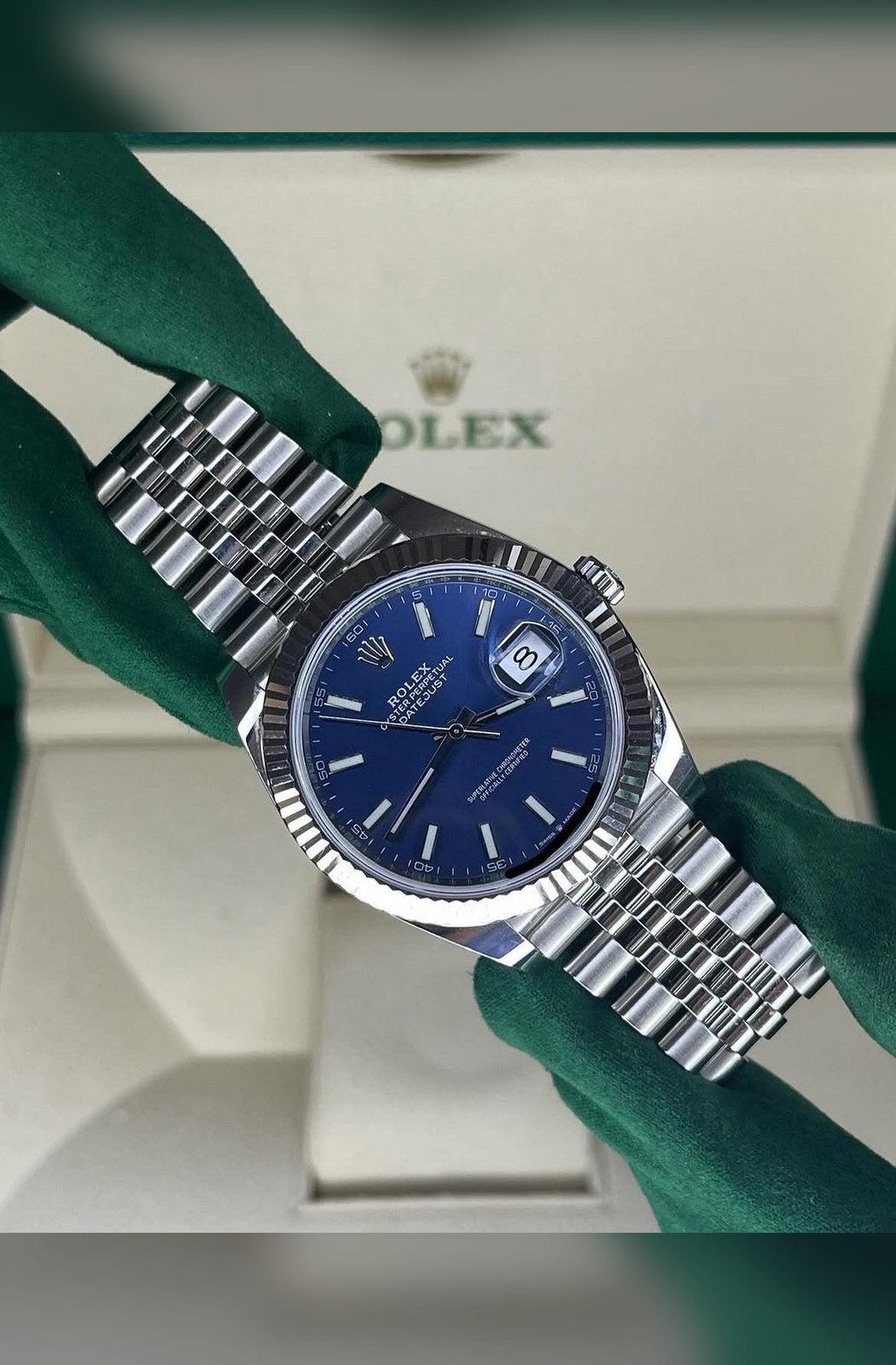 Rolex Date Just, Bijoux, Sacs & Beauté, Enlèvement, Neuf, Rolex