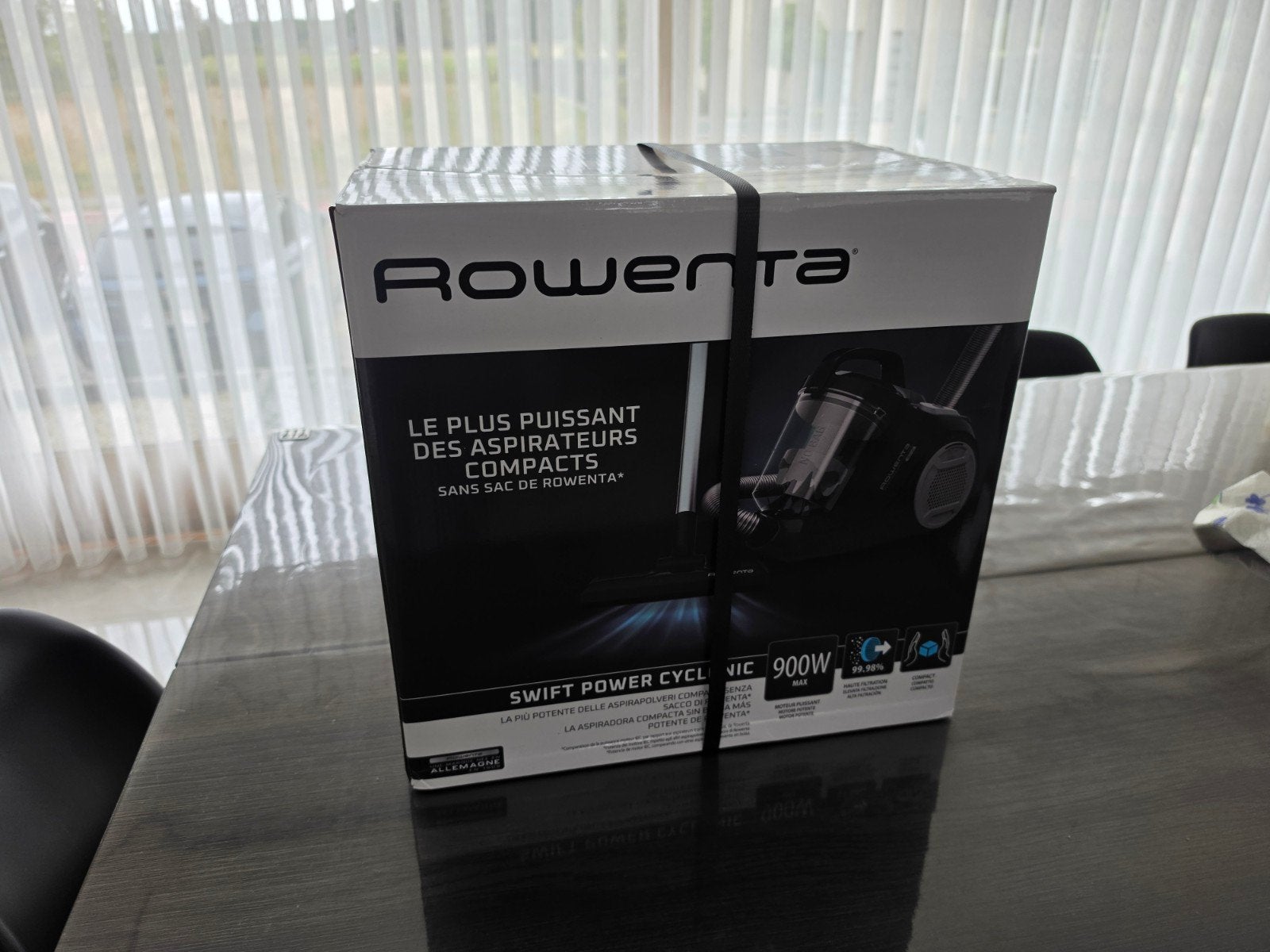 Rowenta Stofzuiger nieuw, Elektronische apparatuur, Nieuw, Minder dan 1200 watt, Reservoir, Ophalen