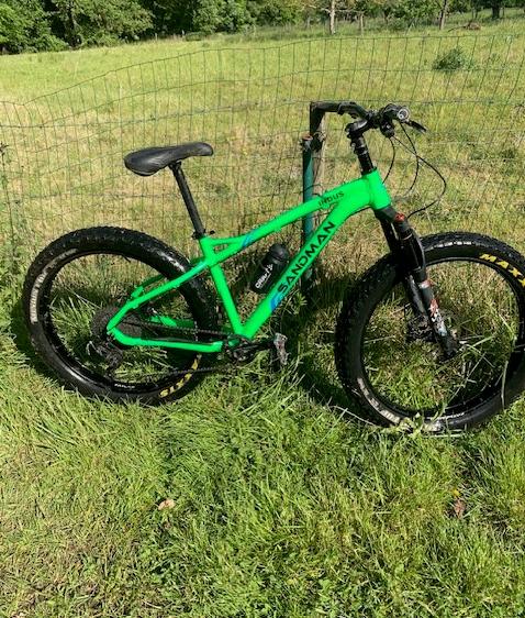 TE KOOP : SANDMAN Fatbike, Fietsen en Brommers, Ophalen, Gebruikt, Schijfrem, Vering