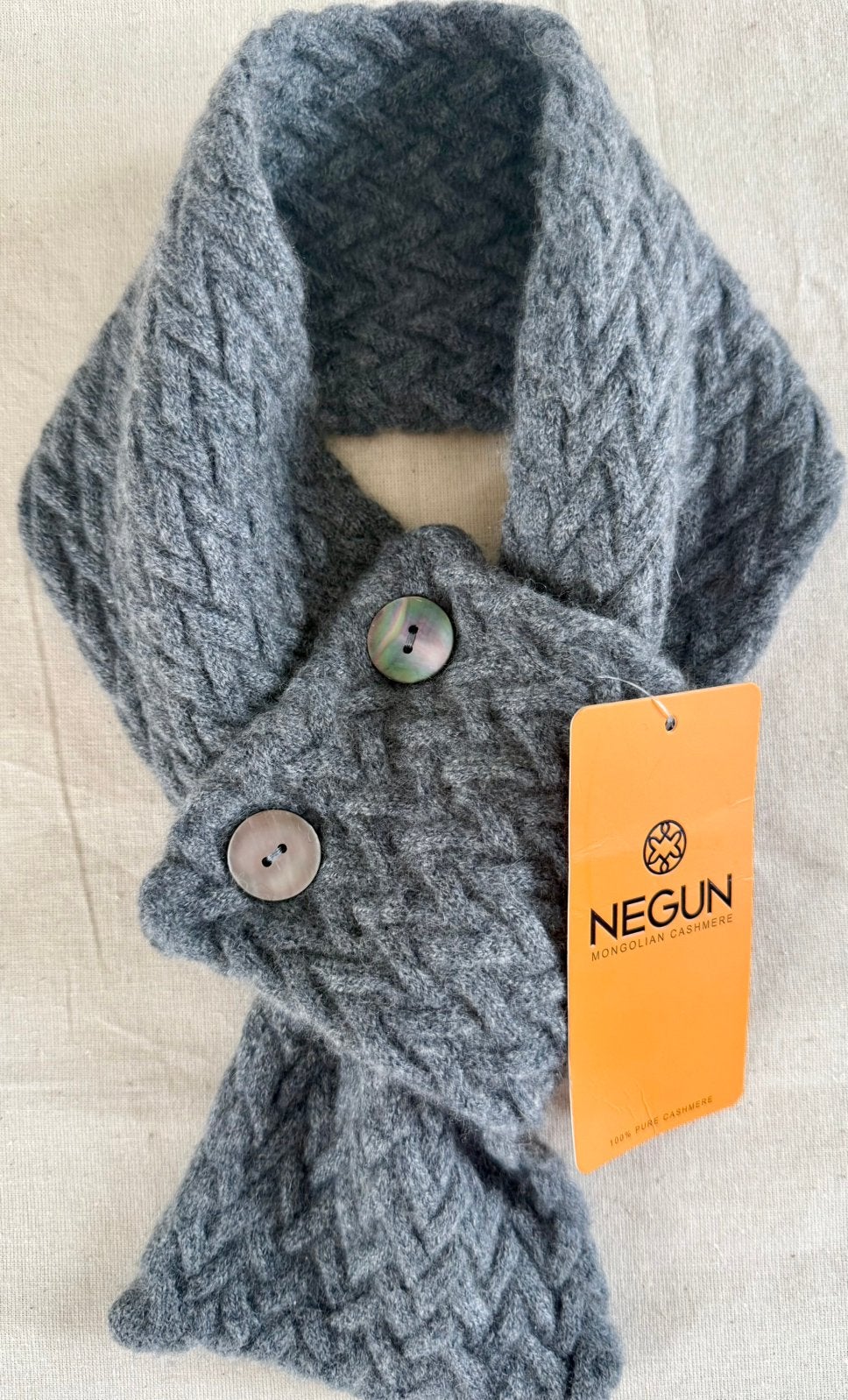 100% Pure Mongolian Cashmere Scarf, Enlèvement ou Envoi, Neuf, Taille 36 (S), Écharpe