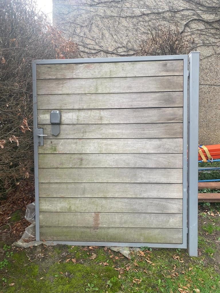Tropisch hardhouten tuinpoort hek, Ophalen