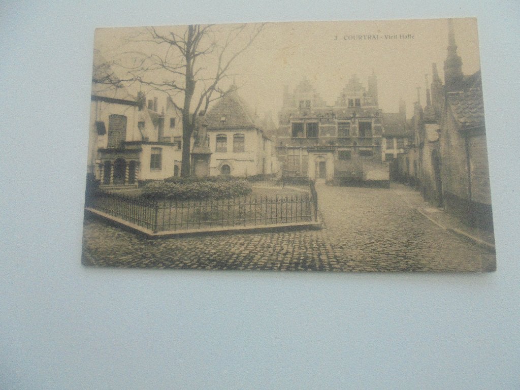 kortrijk- oude huizen, Collections, Enlèvement ou Envoi, 1920 à 1940, Affranchie, Flandre Occidentale