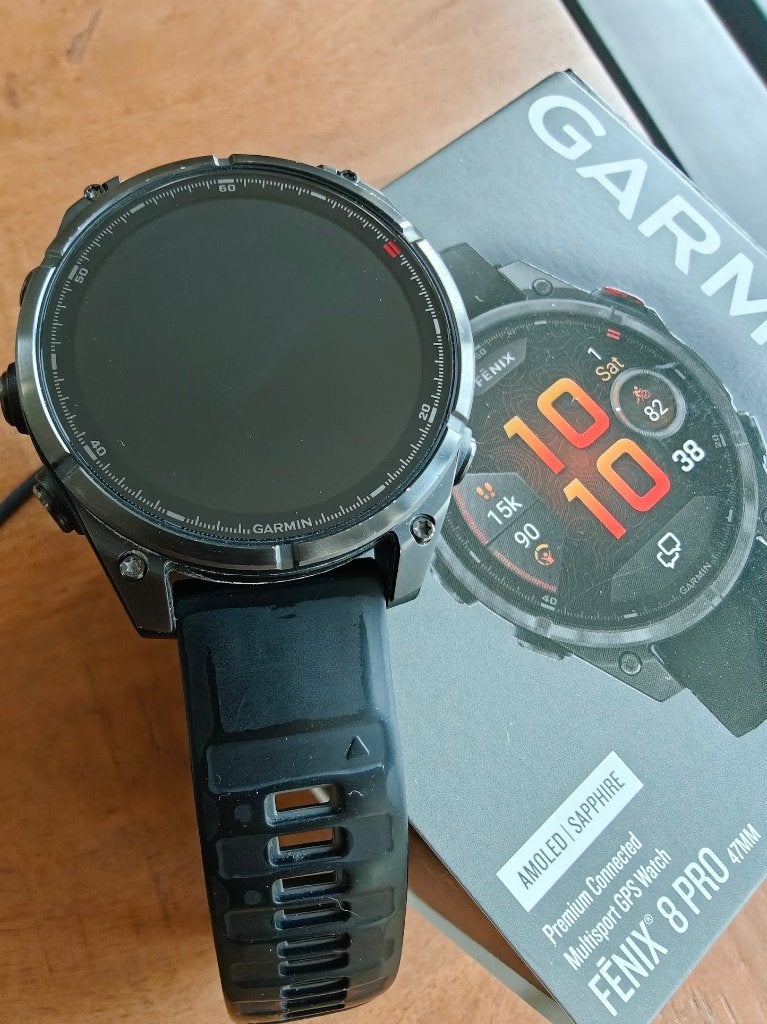 Garmin Fenix 8 Pro AMOLED Sapphire – 47 mm Black, Ophalen, Gebruikt, Zwart, Garmin Fenix 8 Pro