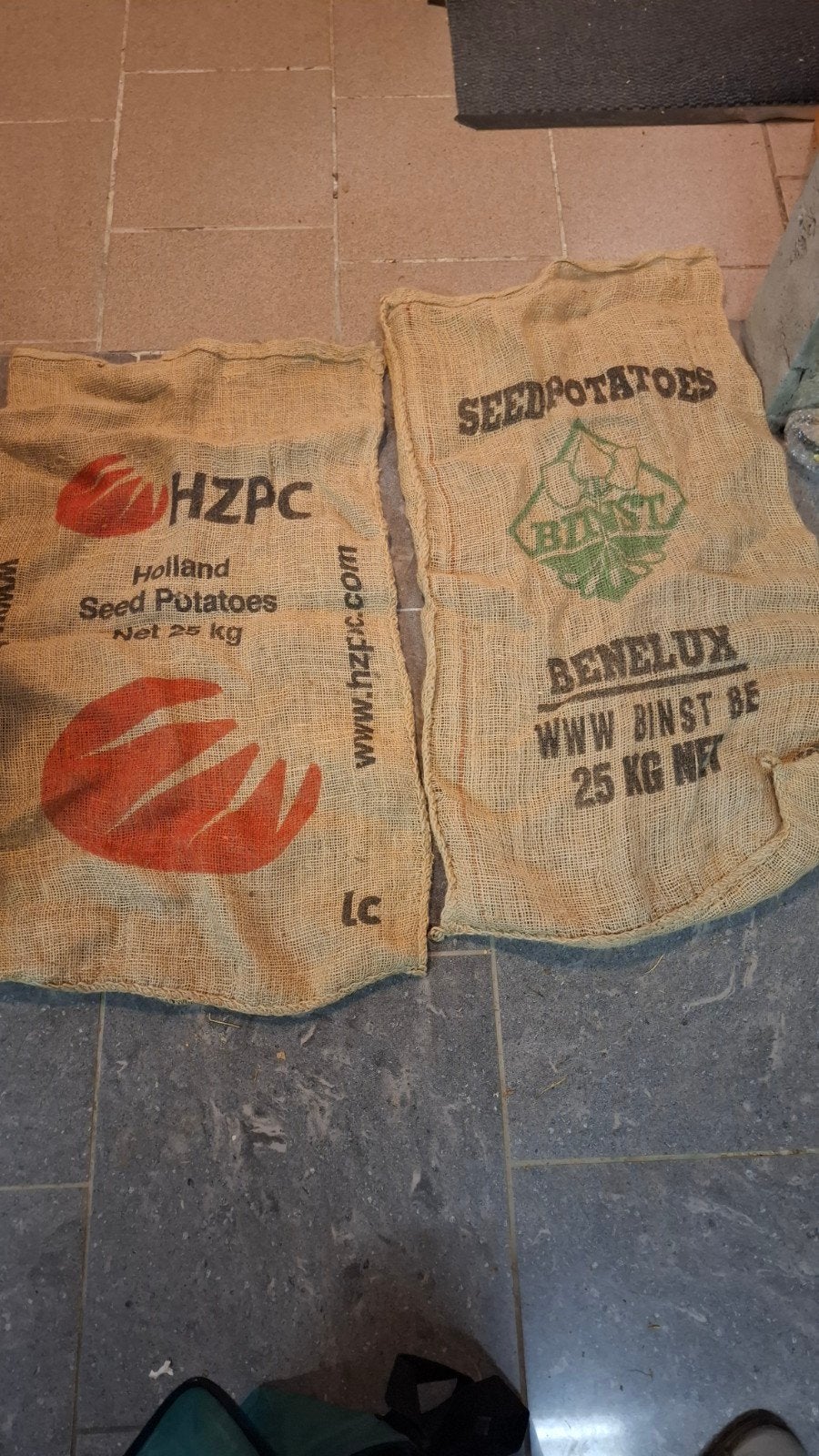 ancien sac en toile de jute, Enlèvement ou Envoi