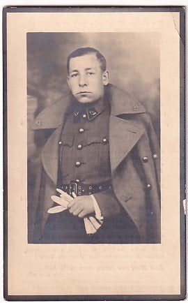 2 GRENADIERS GESNEUVELD 10 MEI 1940 SLUIZEN -JEKER, Ophalen of Verzenden, Bidprentje