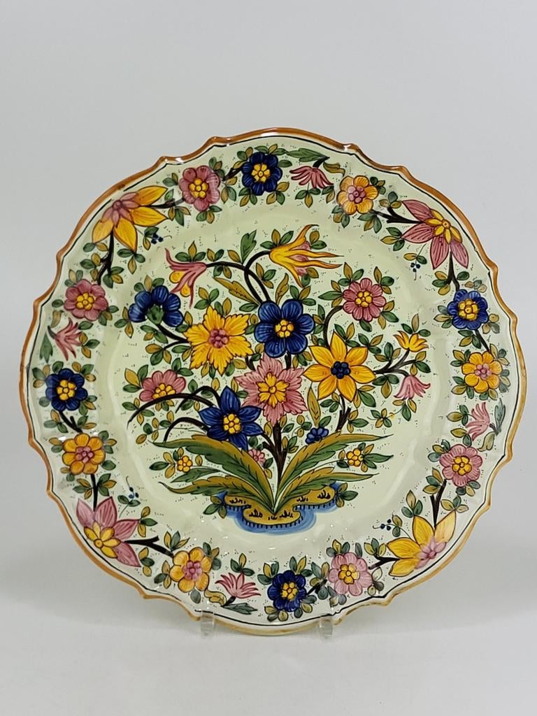 Meesterwerk Serafino Volpi Deruta Schaal (33,5 cm), Antiek en Kunst, Ophalen of Verzenden