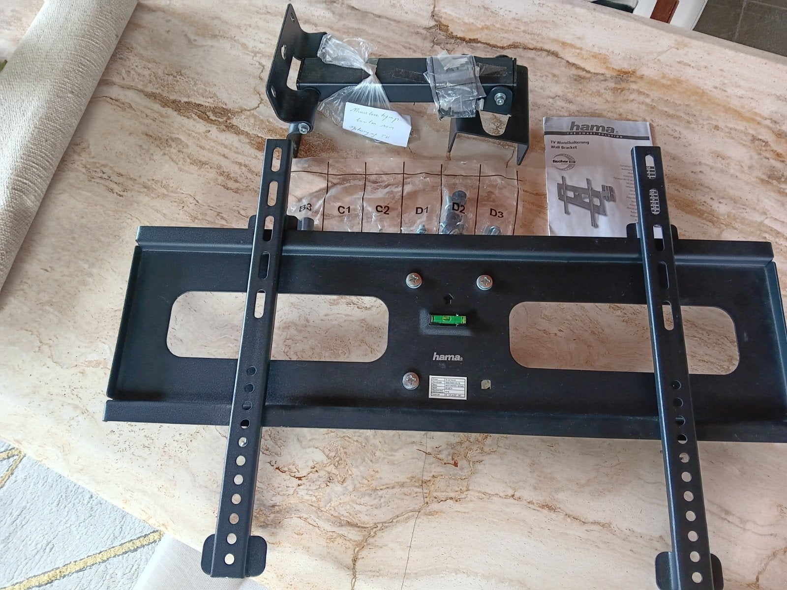 HAMA TV ophangsysteem, Audio, Tv en Foto, Televisiebeugels, Ophalen of Verzenden, Zo goed als nieuw