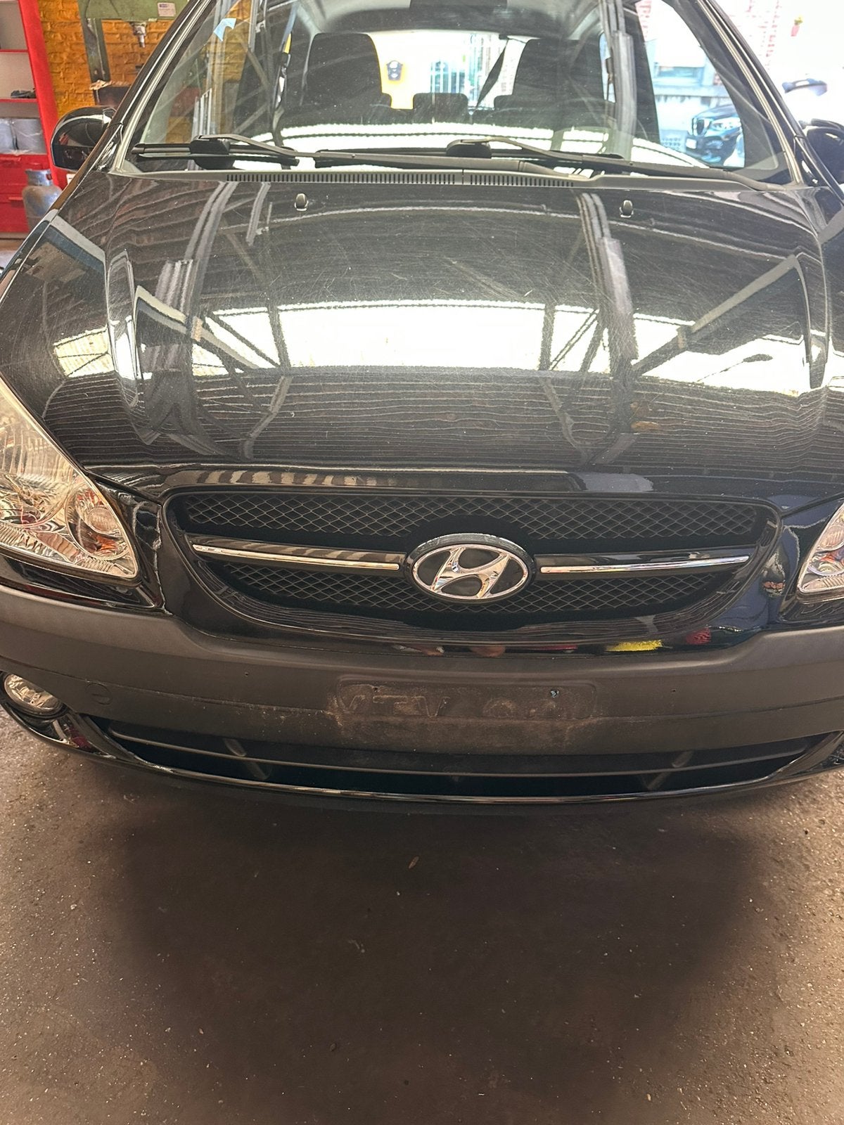 Hyundai GETZ, Auto's, Hyundai, Voorwielaandrijving, Zwart, Handgeschakeld, 1026 cc