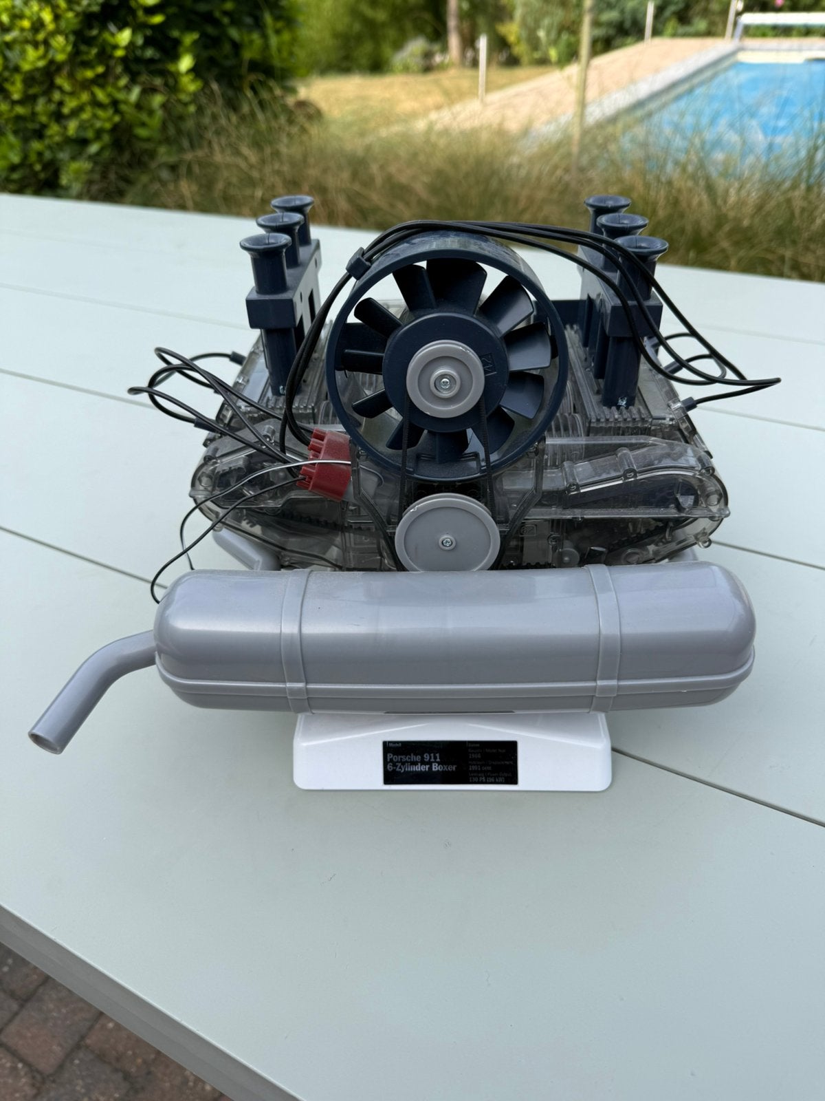 Porsche Flat 6 1:4 schaalmodelmotor, Hobby en Vrije tijd, Modelbouw | Auto's en Voertuigen, Auto, Groter dan 1:32, Zo goed als nieuw