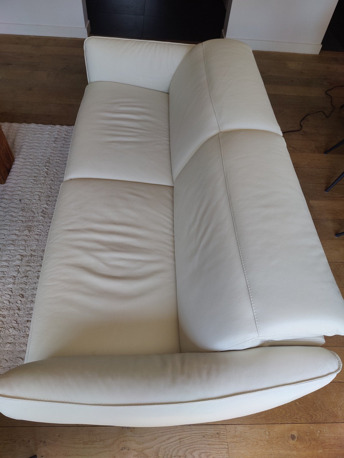 Natuzzi 3 zit, Huis en Inrichting, Ophalen, Gebruikt, Driepersoons, Rechte bank