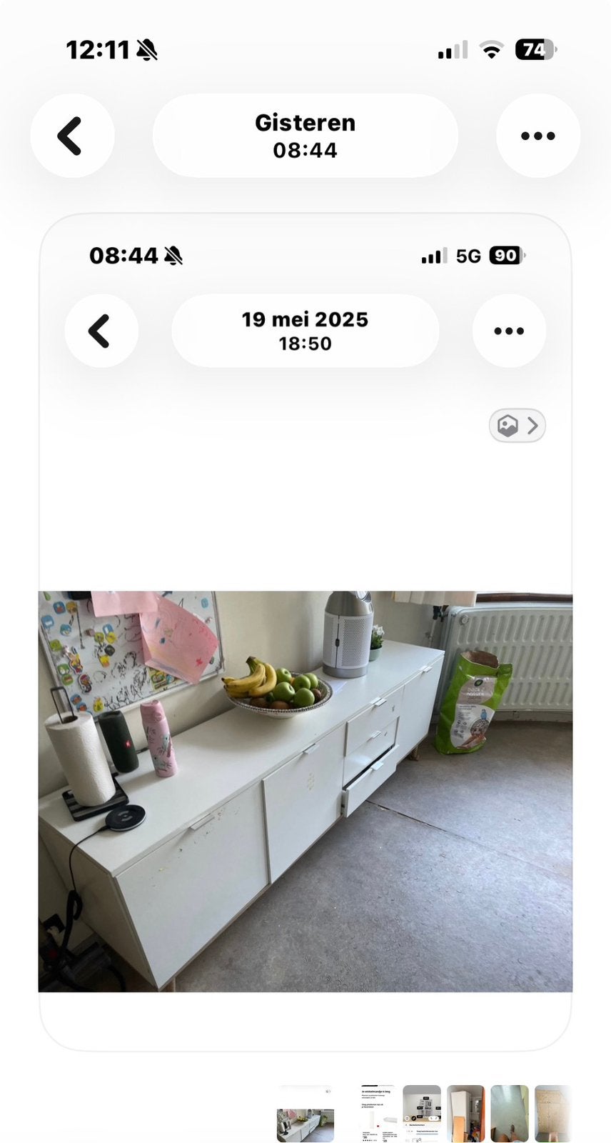 Lage dressoir kast nog nieuw, Enlèvement, Comme neuf